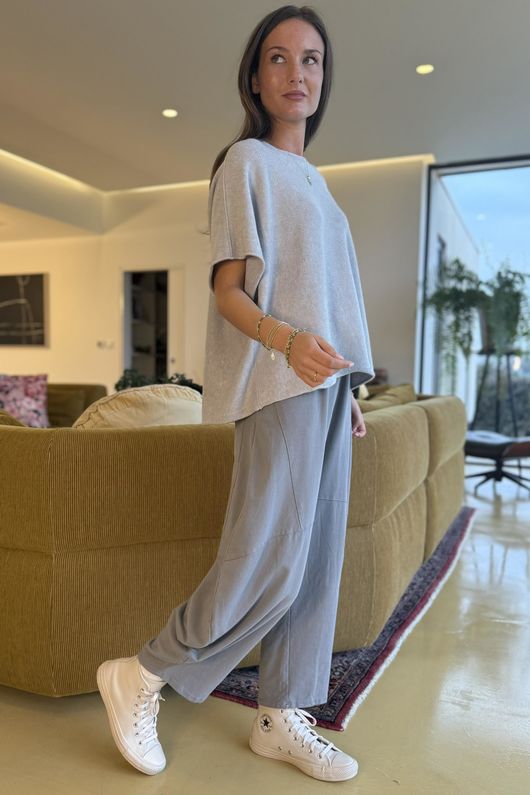 Conrad Layer Knit Smoke